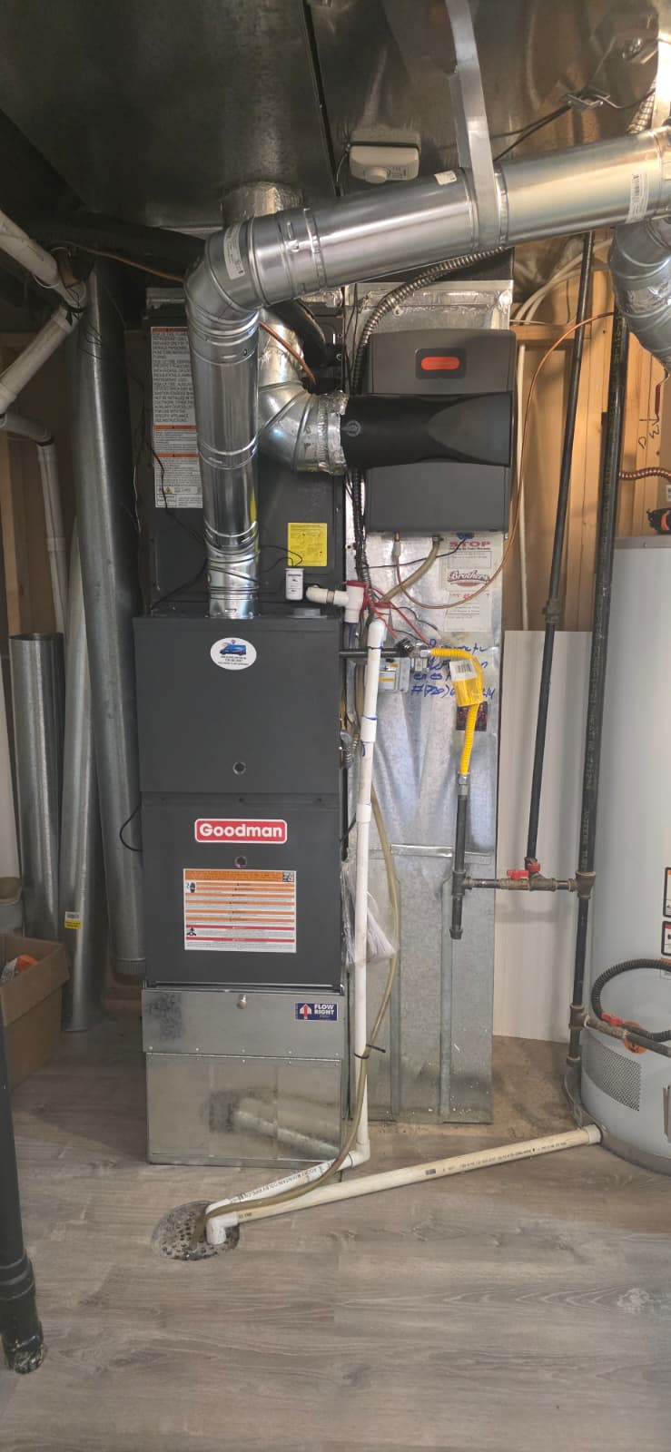 Goodman furnace installation